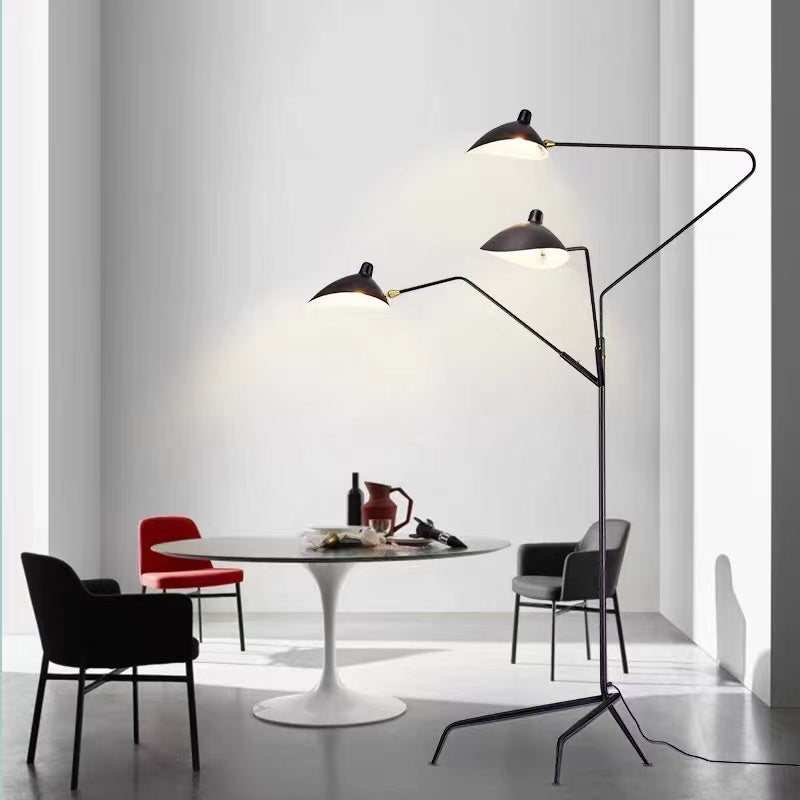 Arisha Industria Design LED Lampade da Terra Metallo Salotto/Studio