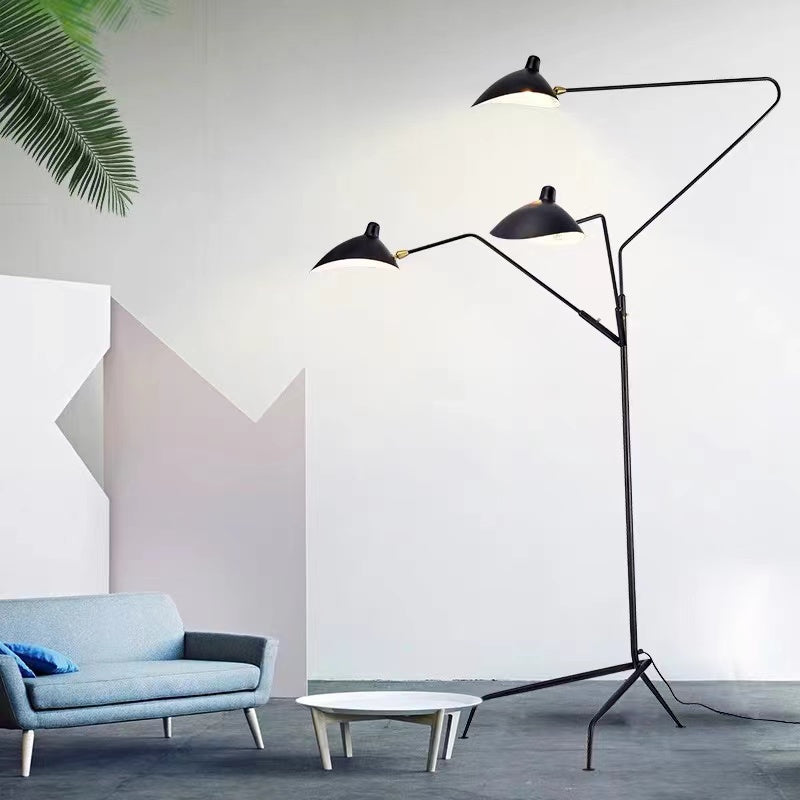 Arisha Industria Design LED Lampade da Terra Metallo Salotto/Studio