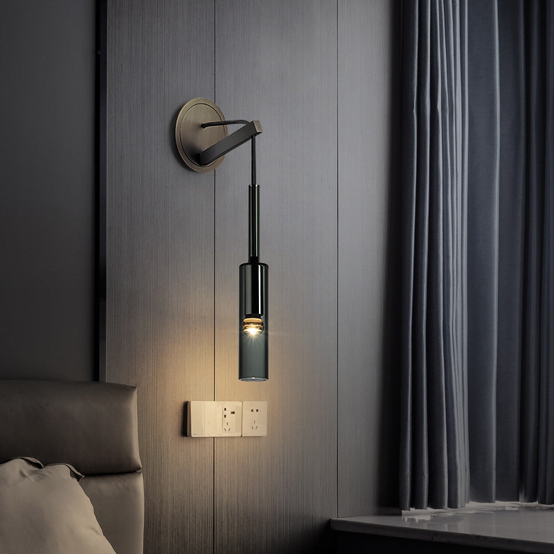 Arisha Moderno Minimalismo LED Lampade a Sospensione/Applique Vetro Nero