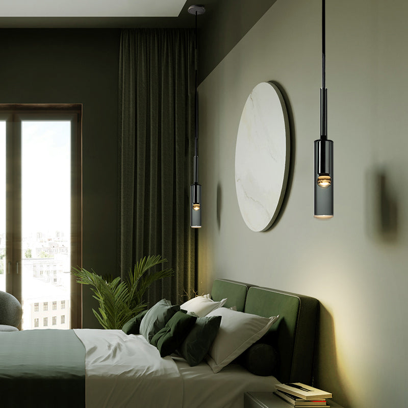 Arisha Moderno Minimalismo LED Lampade a Sospensione/Applique Vetro Nero
