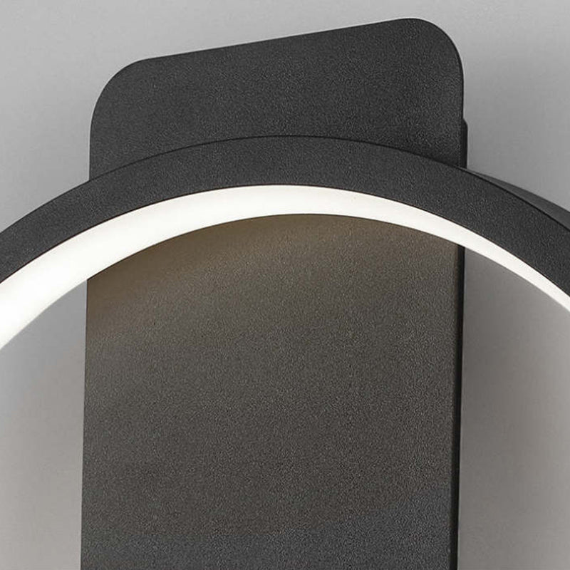 Nordic Moderno LED Orologio Applique Quadrato/Girare Metallo Acrilico Oro/Nero Soggiorno/Camera da Letto