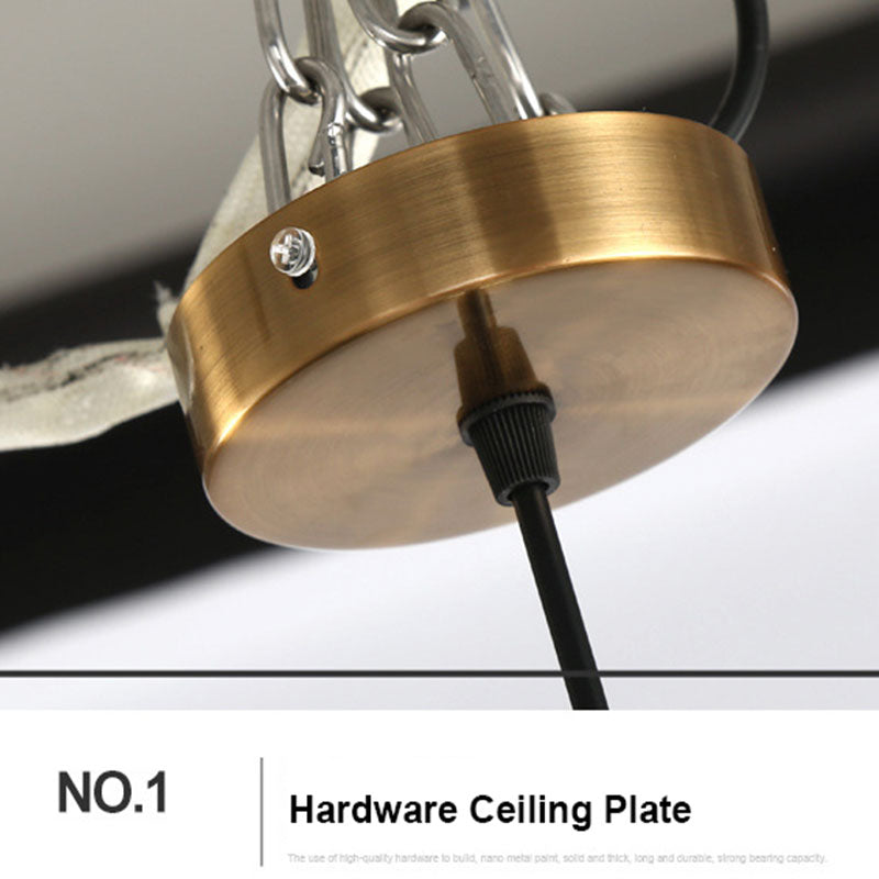 Valentina Design LED Lampade a Sospensione Metallo Vetro Verde/Grigio Cucina/Soggiorno/Camera da Letto