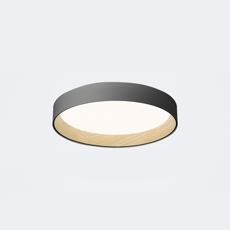 Arisha Moderne LED Plafoniere Metallo Bianca/Grigia/Nera Rotonda