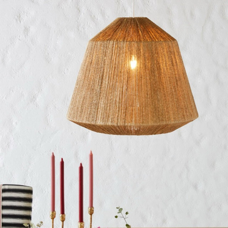 Rustic Lanterna Metallo Corda Lampade a Sospensione Ristorante
