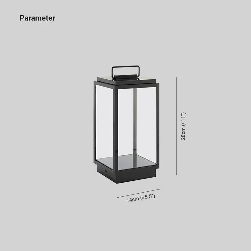Ray Minimalista Cuboide Lampada da Terra Esterno