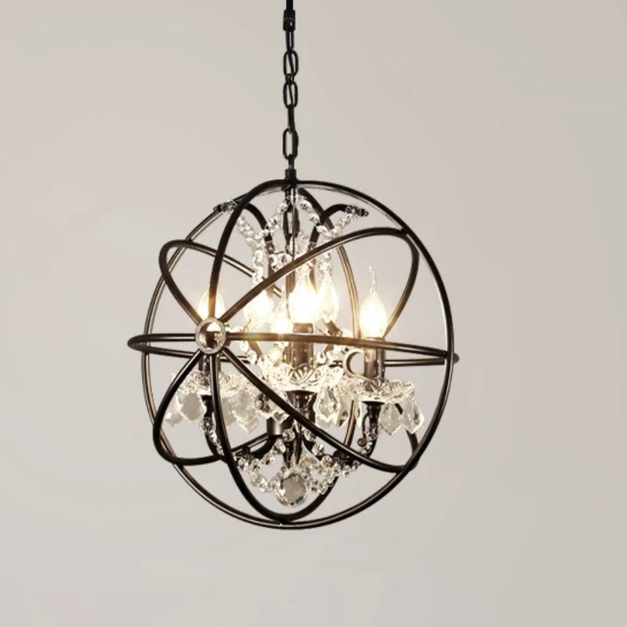 Kristy Rustica Vintage Candela Metallo Lampade a Sospensione