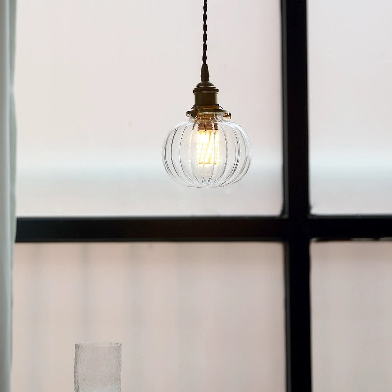 Hailie Lusso Vetro Trasparente Retro Lampade a Sospensione