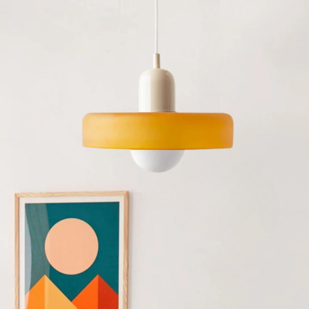 Valentina Moderni Design LED Lampada a Sospensione Multicolore Vetro