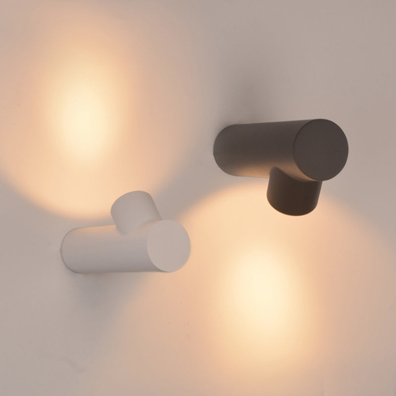 Ray Moderne LED Lampade da Esterno Bianco/Nero Impermeabile