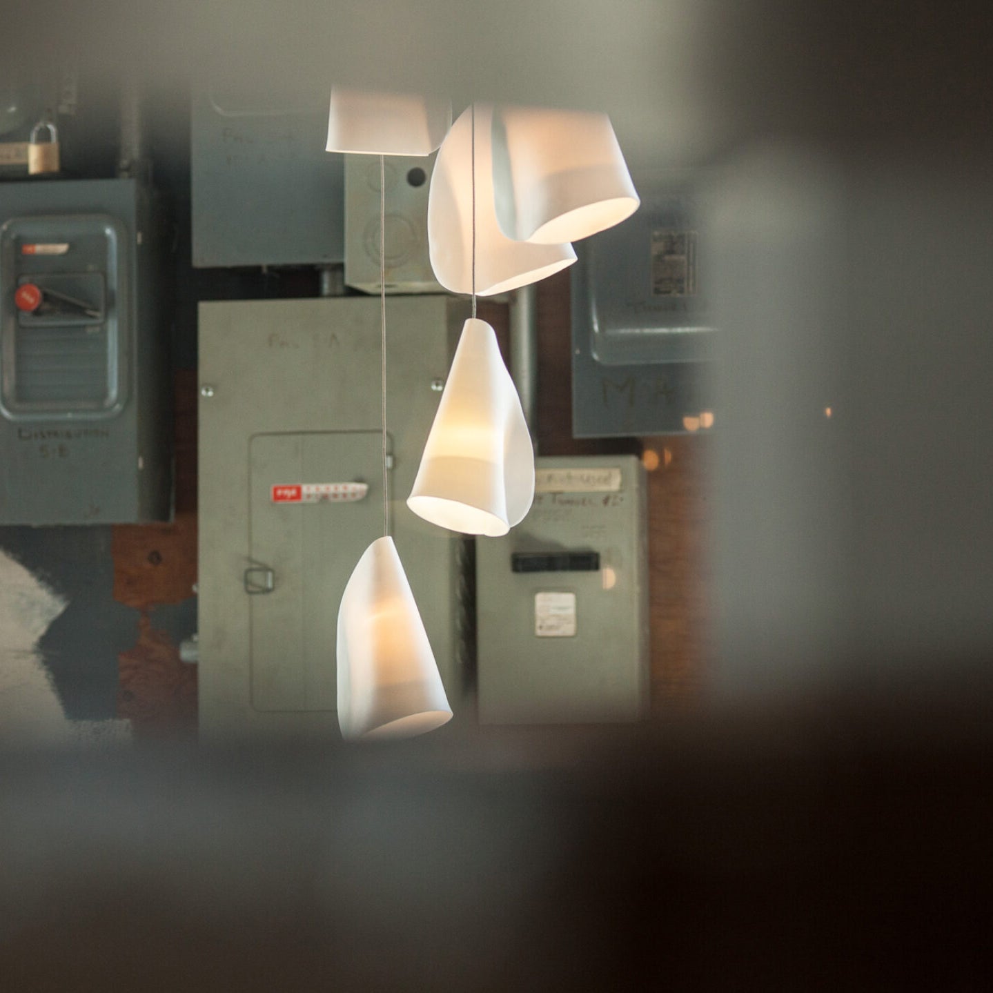 Ulfuvye Porcelain Ceramics Pendant Lamp - Lamp Copper