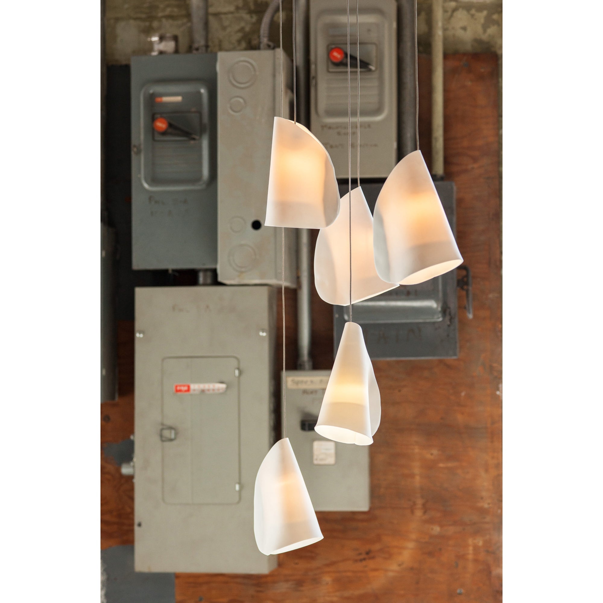 Ulfuvye Porcelain Ceramics Pendant Lamp - Lamp Copper