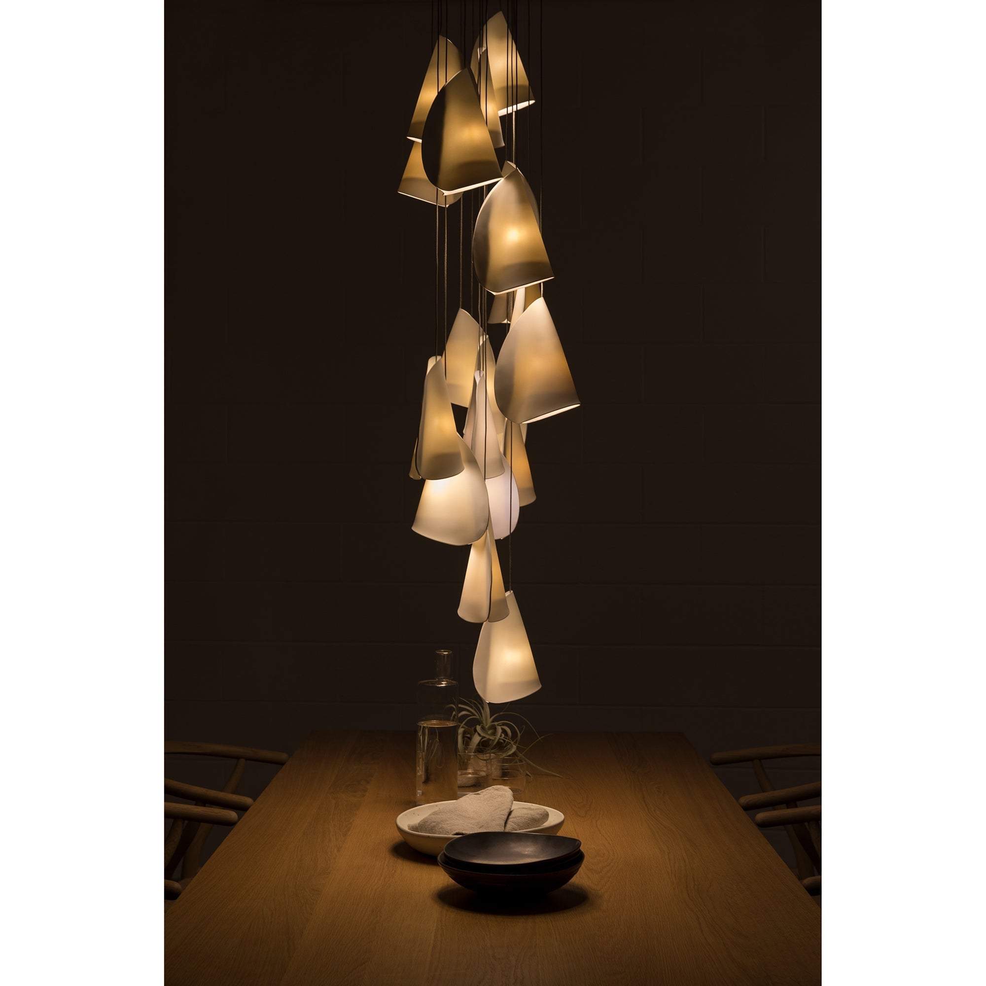 Ulfuvye Porcelain Ceramics Pendant Lamp - Lamp Copper