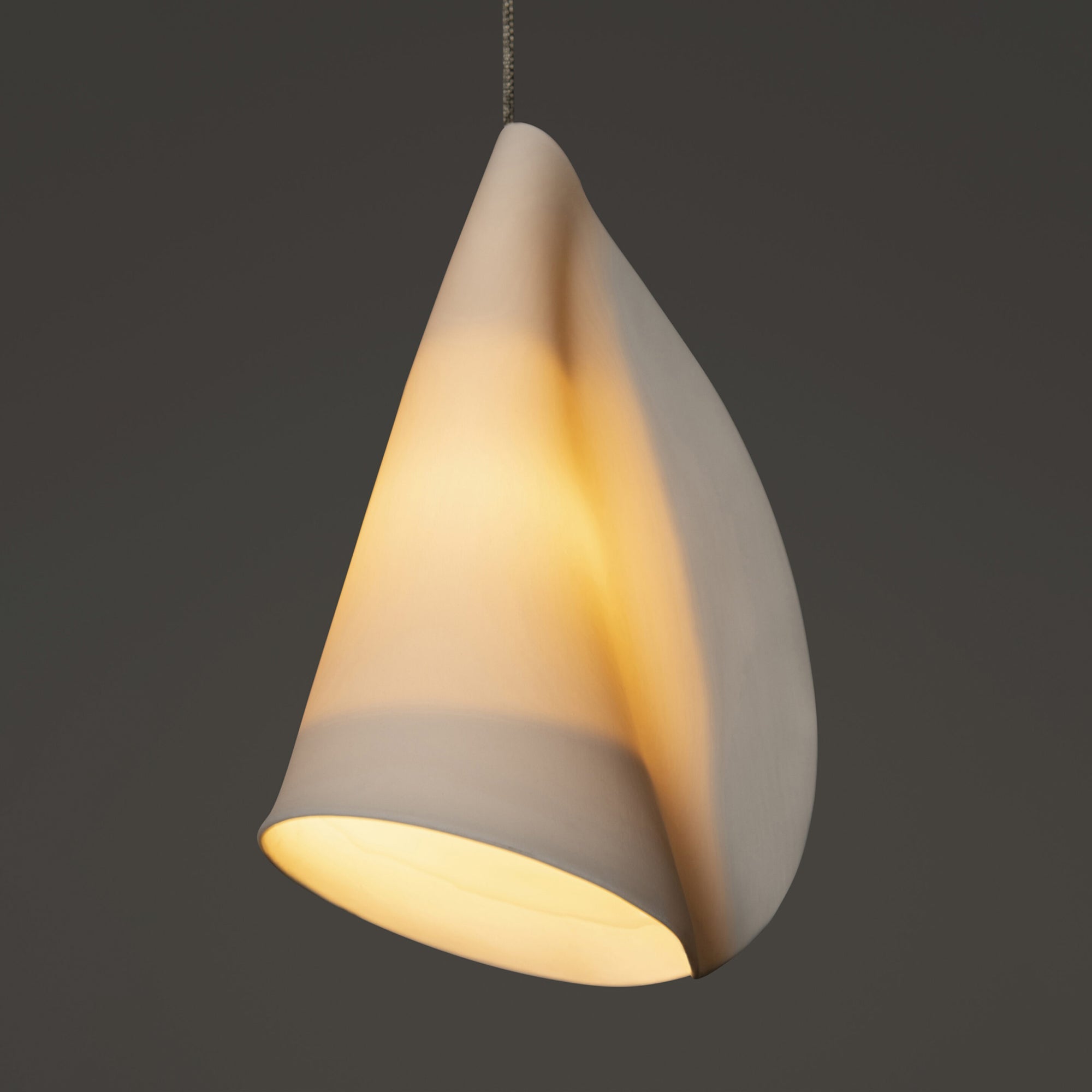 Ulfuvye Porcelain Ceramics Pendant Lamp - Lamp Copper