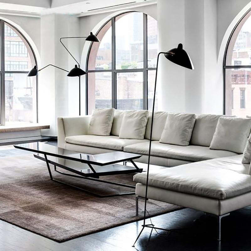 Arisha Industria Design LED Lampade da Terra Metallo Salotto/Studio