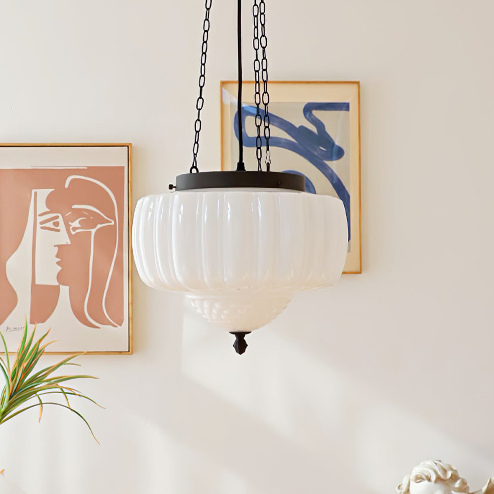 Valentina Moderno Minimalista Metallo Vetro Lampade a Sospensione Sala da Pranzo