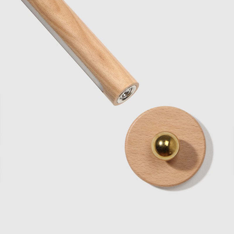 Muto Moderne Design LED Applique Legno/Metallo Ruotabile/Rimovibile