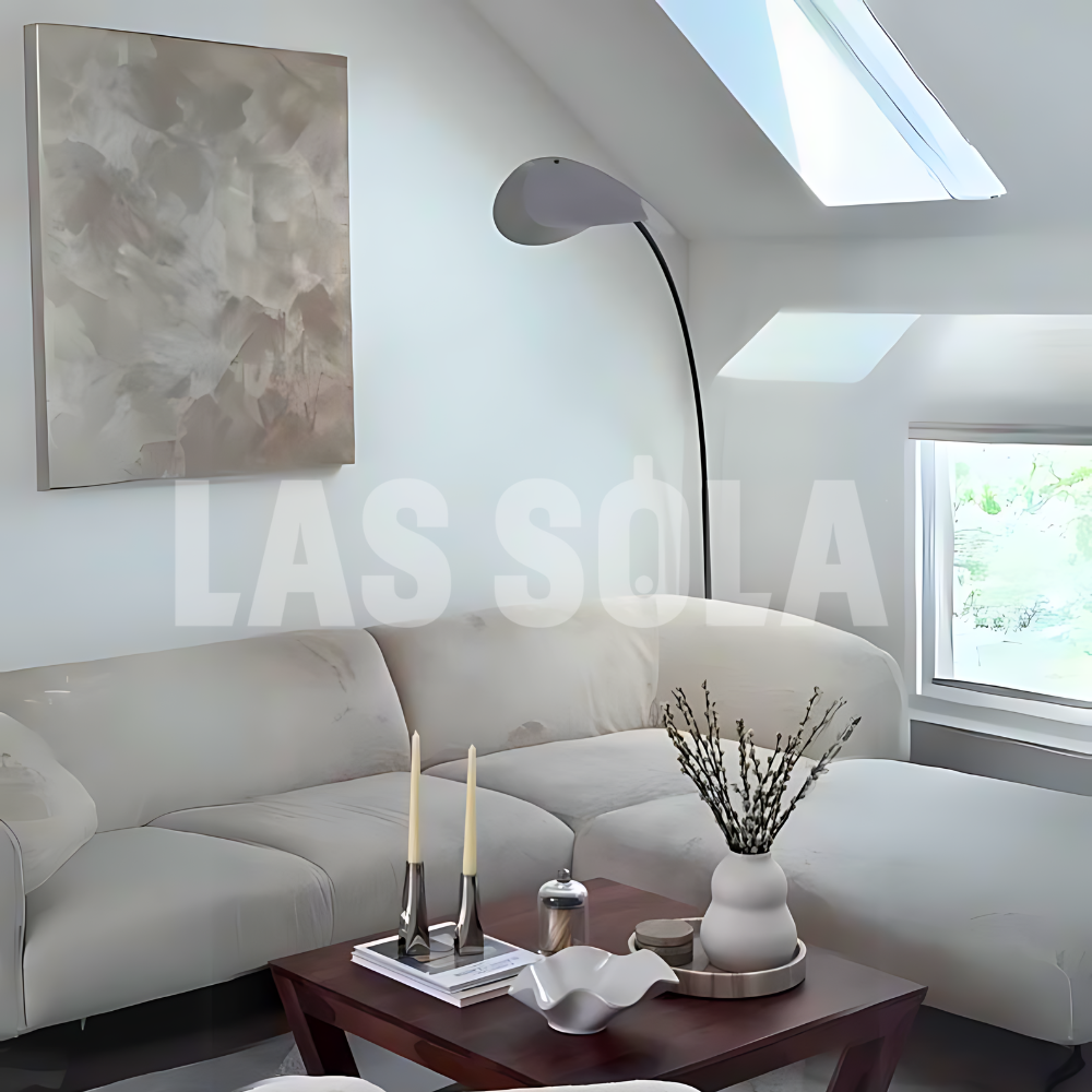 Arisha Moderna Design LED Lampada da Terra Metallo Nero Arco Soggiorno/Camera da Letto