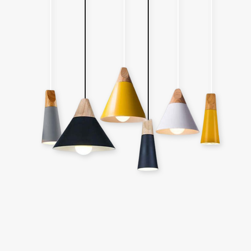 Valentina Moderno Semplice LED Lampada a Sospensione Multi-Forme Legno/Metallo Soggiorno/Camera da Letto/Cucina