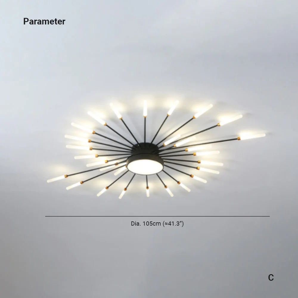 Arisha Moderna LED Plafoniera Fuochi Artificiali Decorazione della Casa Soggiorno/Camera da Letto