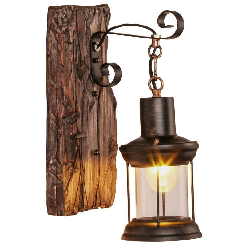 Silva Vintage Minimalismo LED Applique Metallo Nero/Bronzo Soggiorno/Camera da Letto