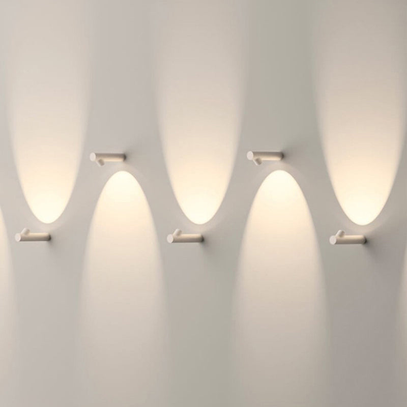 Ray Moderne LED Lampade da Esterno Bianco/Nero Impermeabile