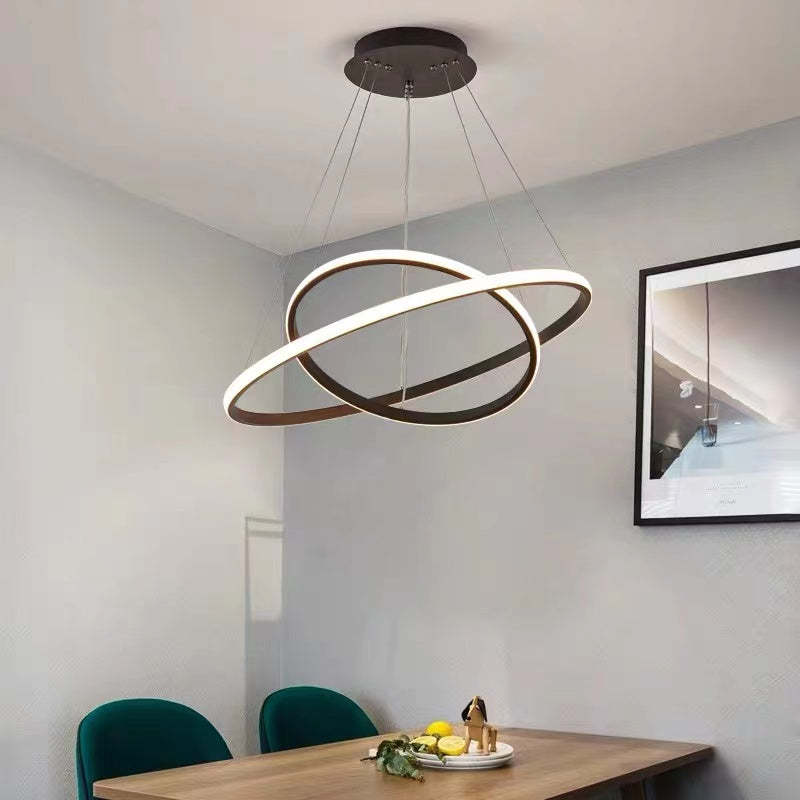 Arisha Design LED Lampada a Sospensione Anello Moderna
