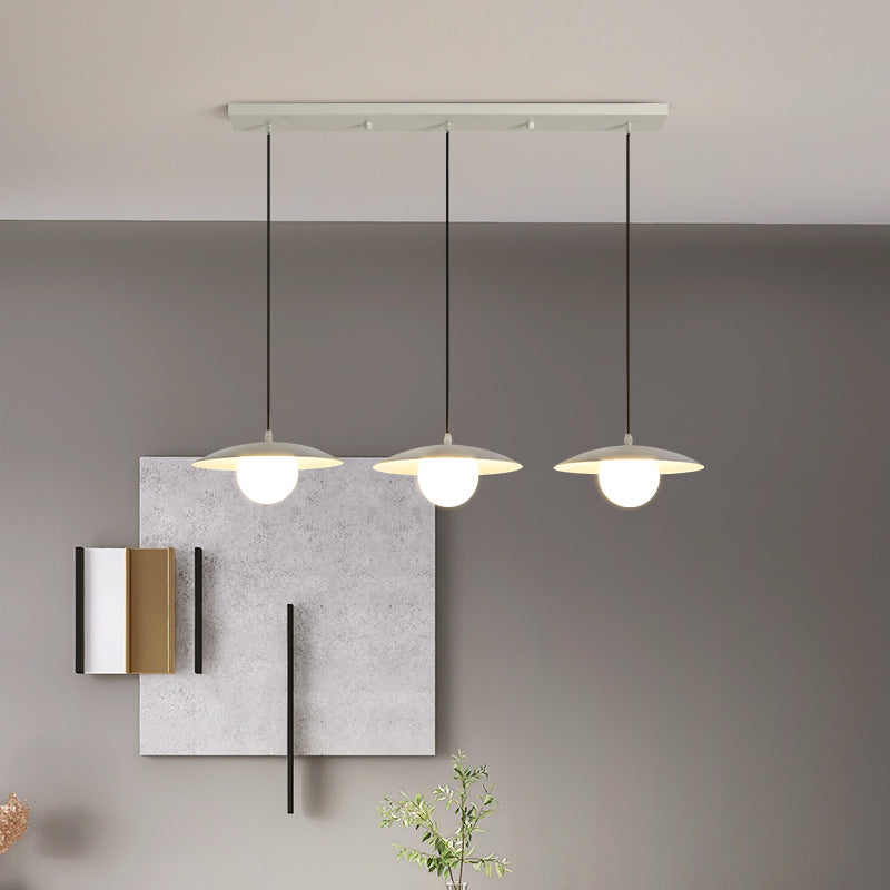 Valentina Moderno Metallo/Vetro LED Sospensione Bianco Camera da letto/Cucina