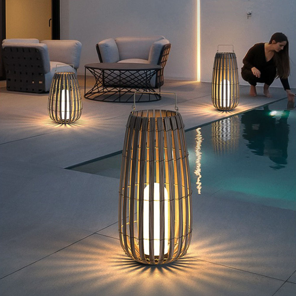 Ray Classico Lanterne Solare Metallo Lampade da Esterno Marrone