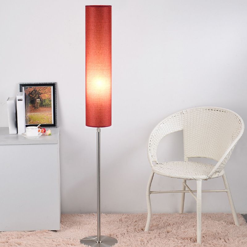 Ritta Moderne LED Lampade da Terra Tessuto/Metallo Salotto Bianco/Rosso/Marrone/Caffè