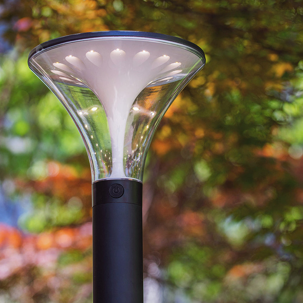 Ray Lampade da Esterno Moderno Metallo Cilindro Nero Giardino
