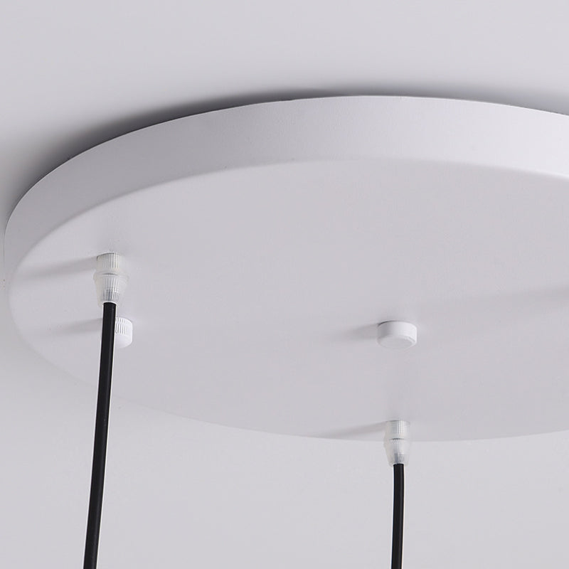 Valentina Moderno Metallo/Vetro LED Sospensione Bianco Camera da letto/Cucina