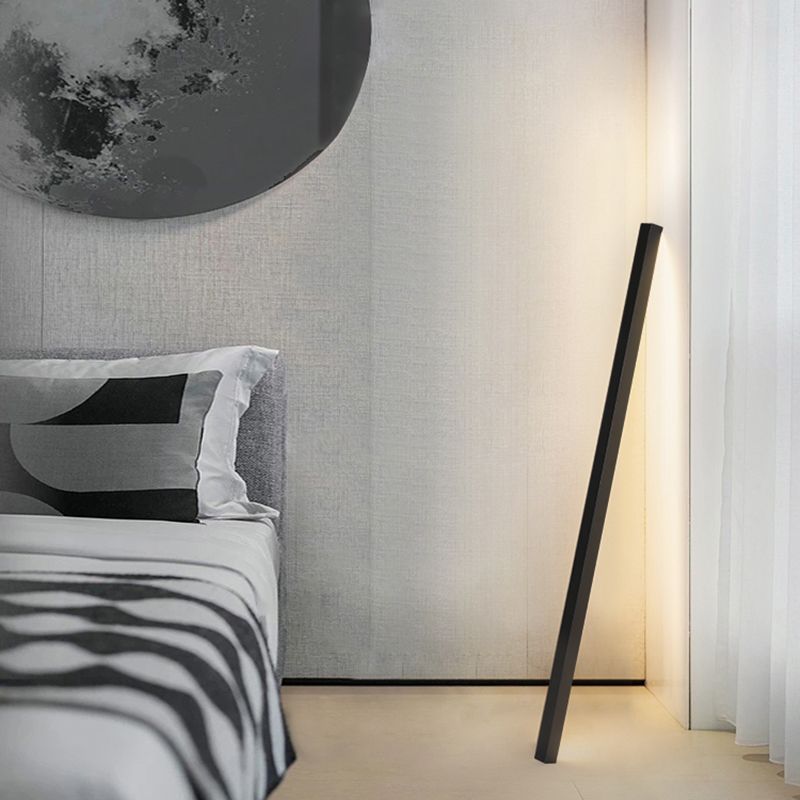 Alessio Minimalismo LED Lampade a Terra Lanterna Metallo Alluminio Nero/Bronzo Soggiorno/Camera da Letto