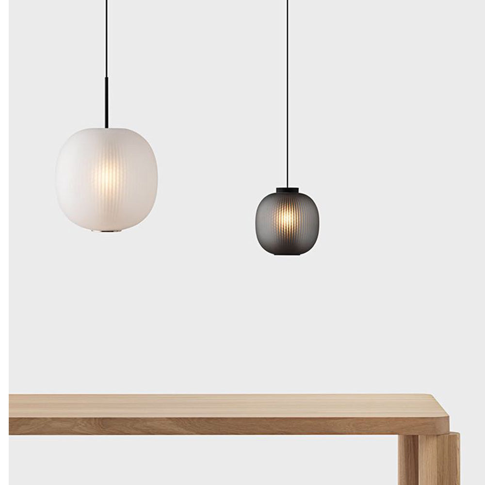 Valentina Moderno LED Lampada a Sospensione Metallo Cilindro Vetro Smerigliato Bianco/Grigio Soggiorno/Camera da Letto