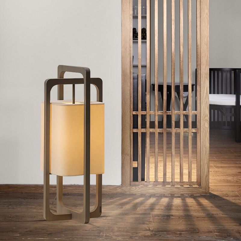 Muto Rectangular Lampade da terra,Legno,Camera da letto