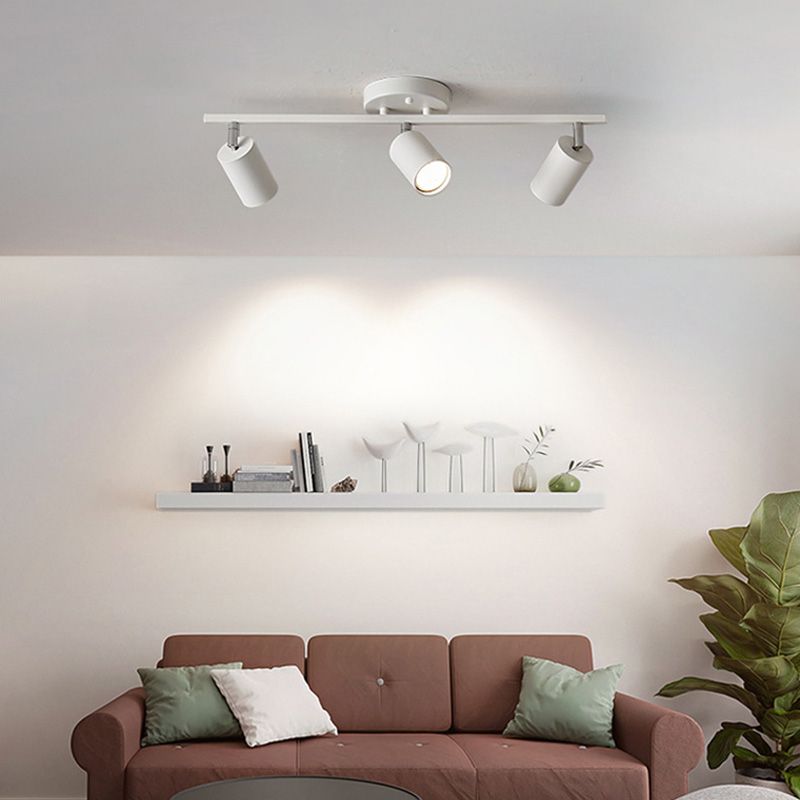 Arisha Moderno Cilindrico LED Semi Plafoniere Soggiorno