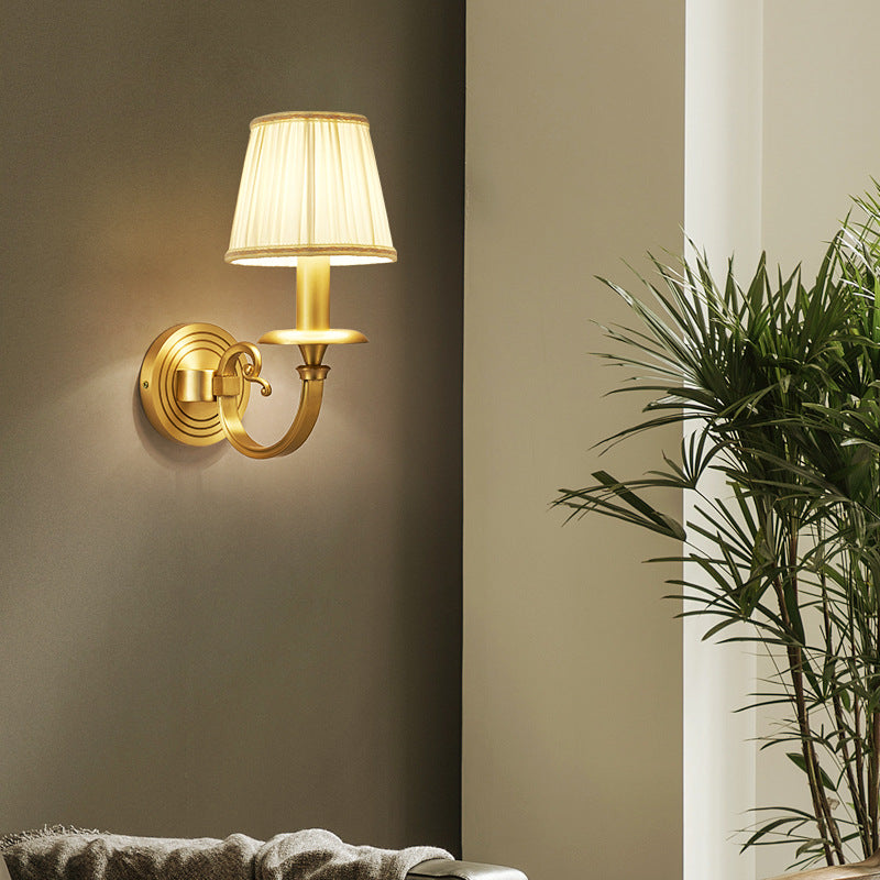 Silva Decorativo Applique Metallo Tessuto Soggiorno Camera da Letto