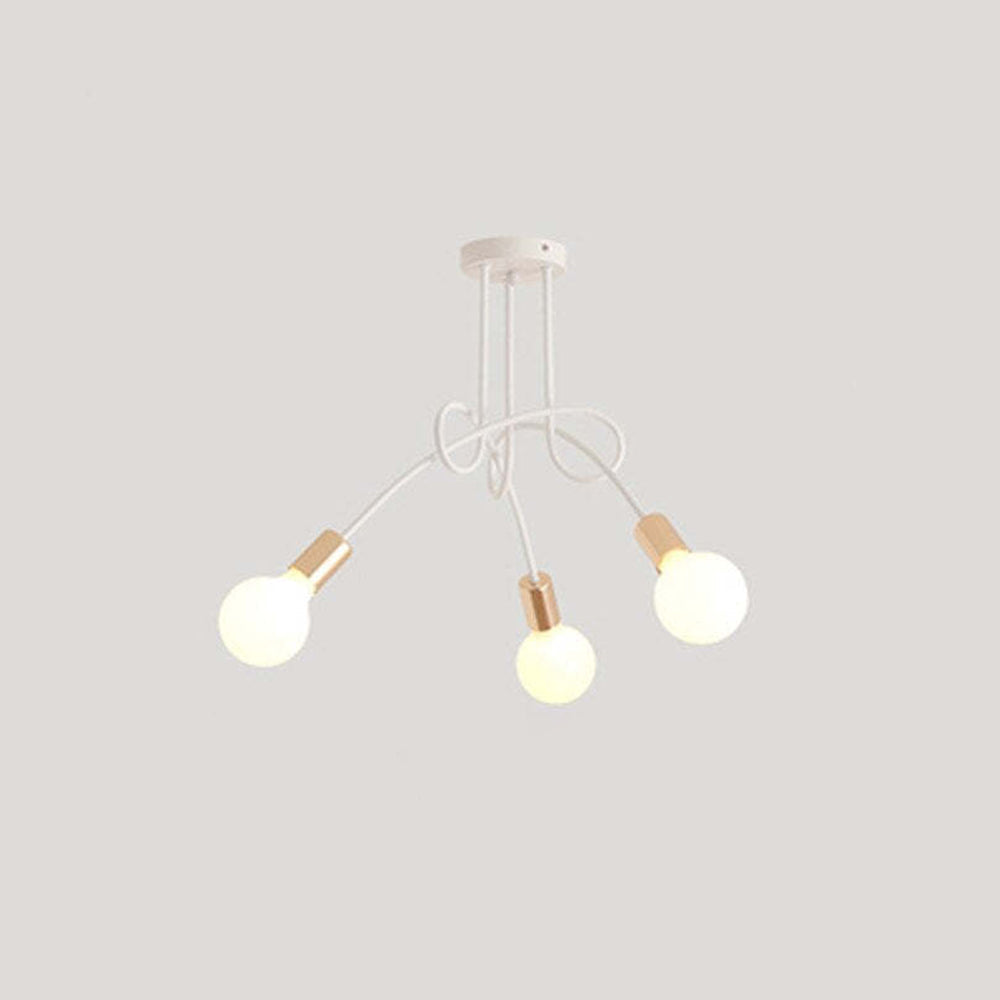 Valentina Moderno LED Speciale Lineare Curva Metallo Plafoniere Sala da Pranzo/Soggiorno