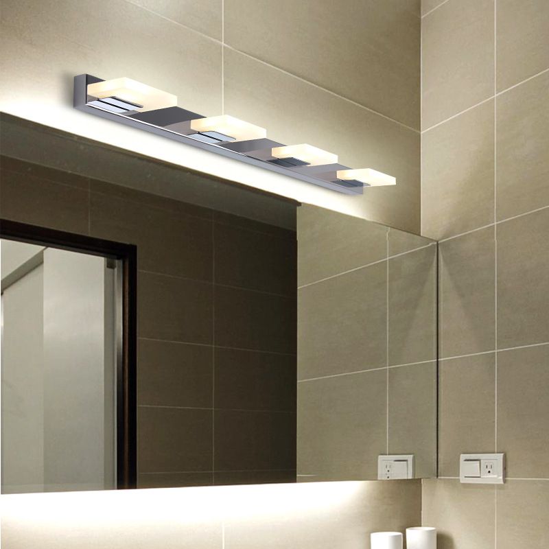 Arisha Moderne Applique LED Metallo/Acrilico Eleganti Bagno