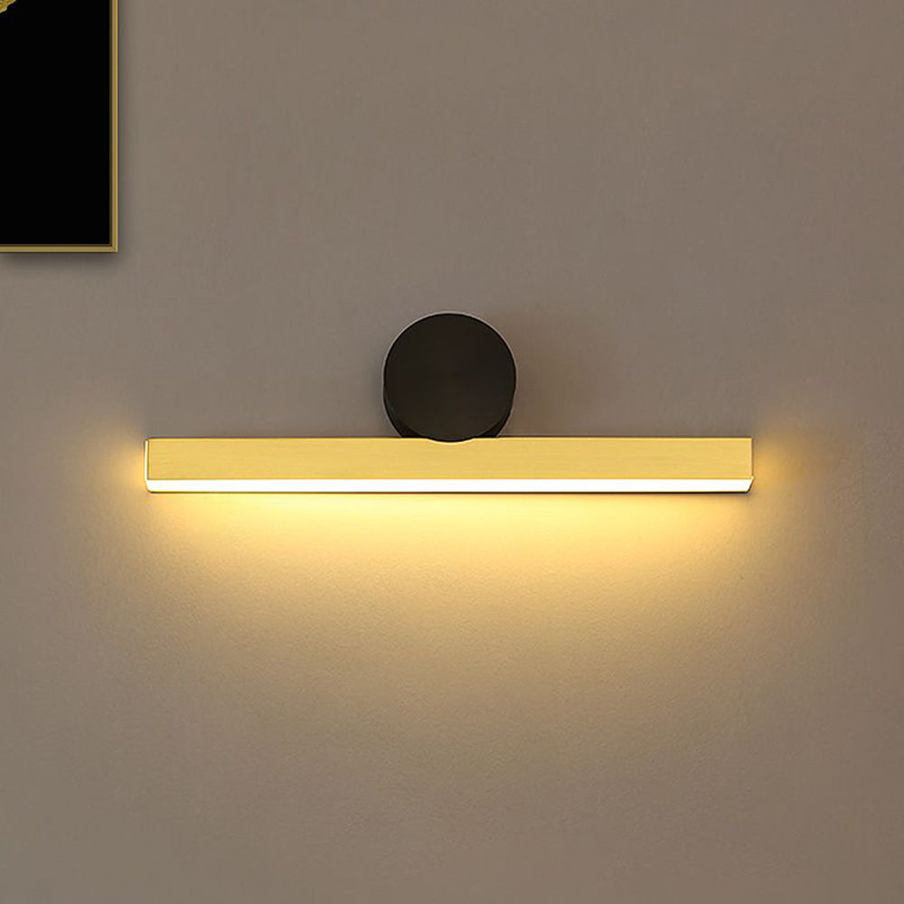 Arisha Moderno LED Applique Geometrica Piccolo Metallo Nero/Oro Soggiorno/Camera da Letto