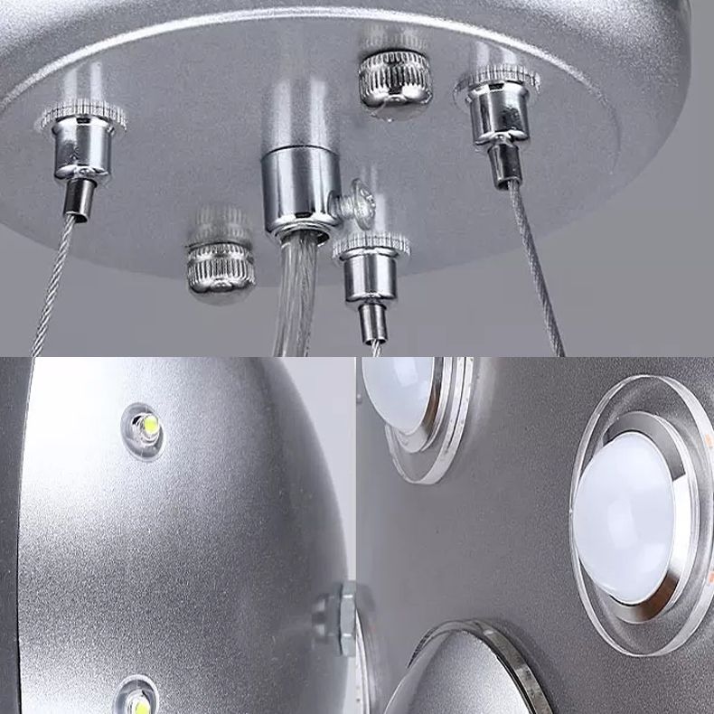 Silva Moderno UFO Metallo Lampada a Sospensione Bambini