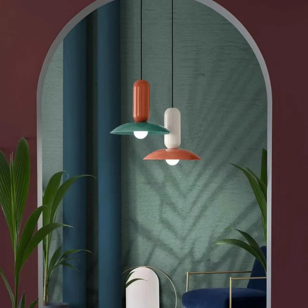 Valentina Colorato Creative LED Lampade a Sospensione Rosso Verde