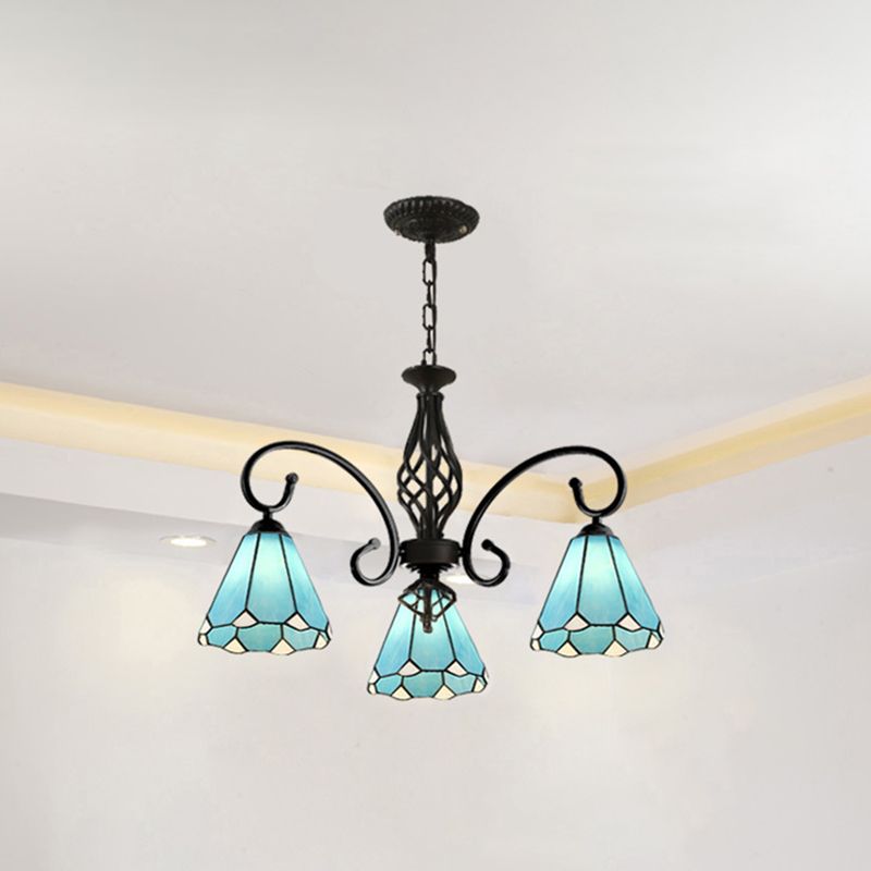 Silva Tiffany Ramo Mediterraneo Metallo Lampadari