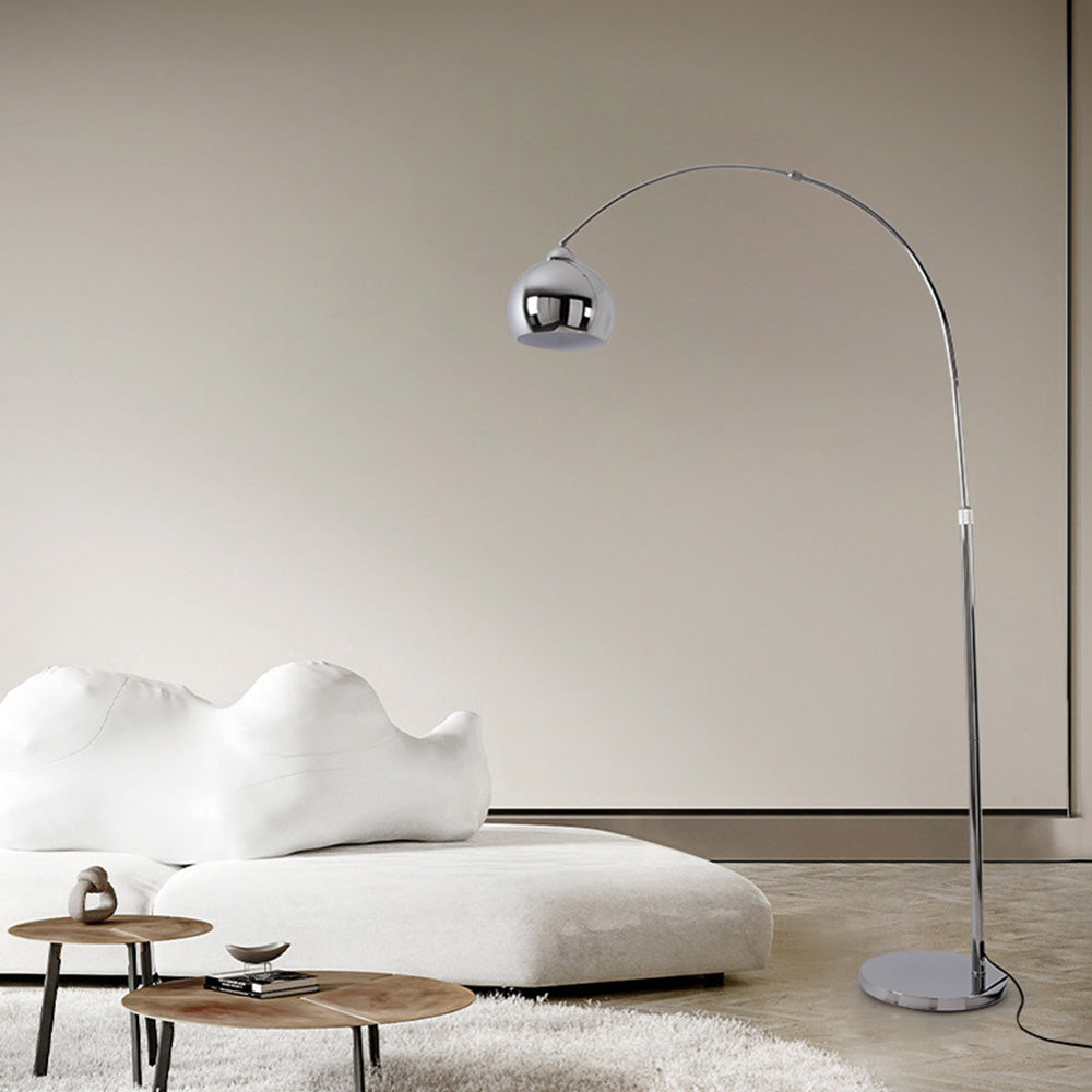 Mira Moderno LED Lampada da Terra Regolabile Canna Pesca Metallo Arco Soggiorno/Camera da Letto/Sala Studio