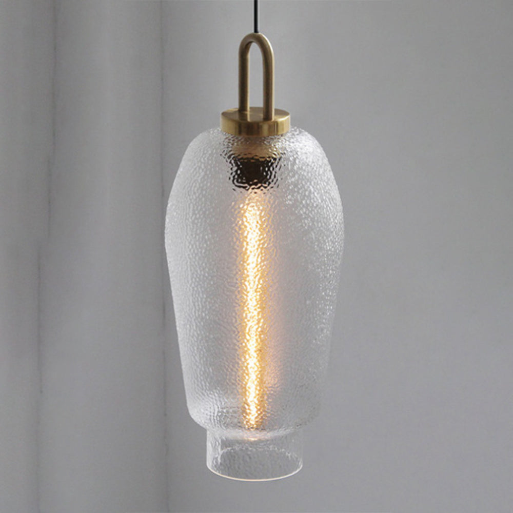 Valentina Minimalista LED Smerigliato Lampade a Sospensione Oro Vetro Metallo Soggiorno/Camera da Letto/Sala Studio