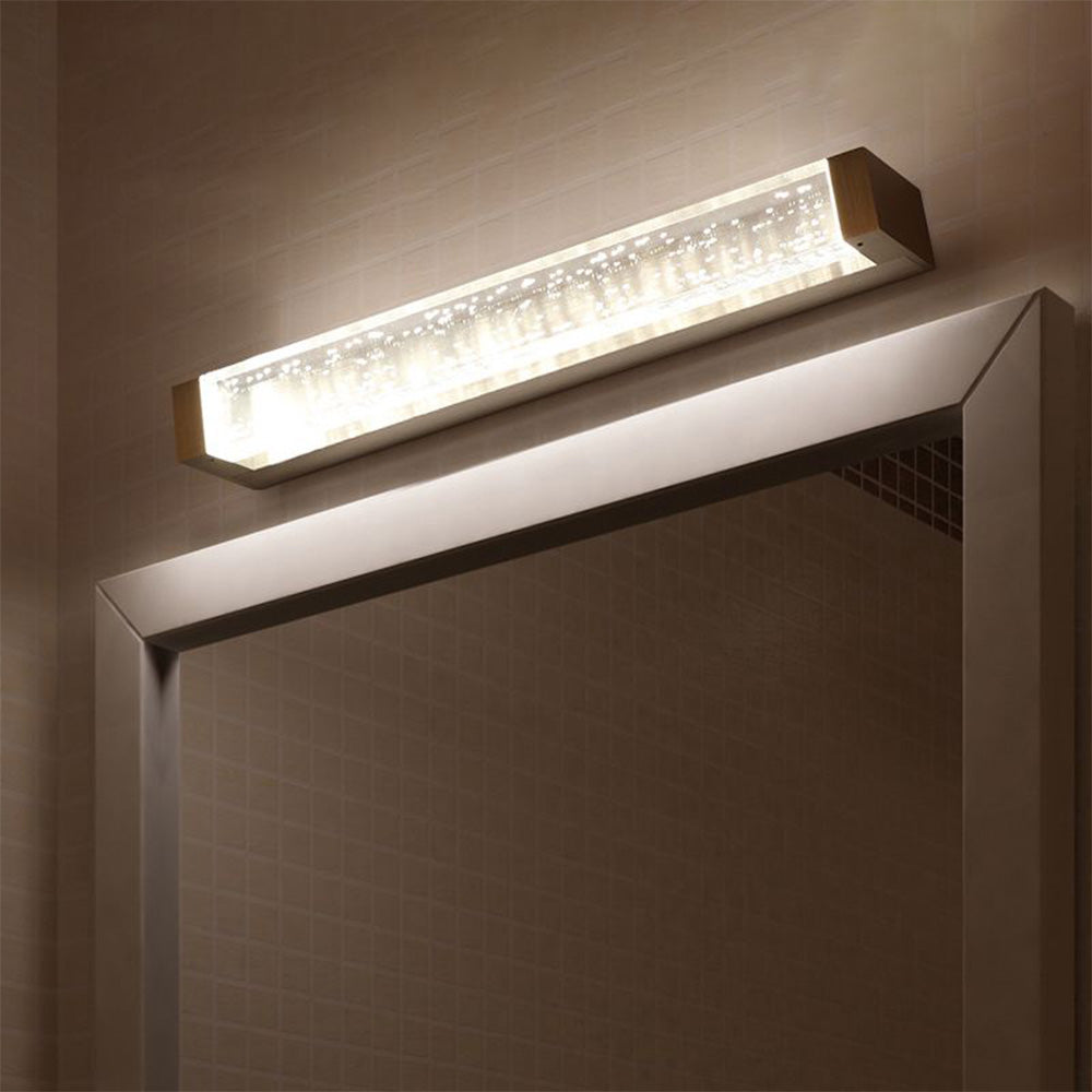 Arisha Moderni LED Applique Rettangolare Trasparente Specchio Anteriore Vanity Bagno