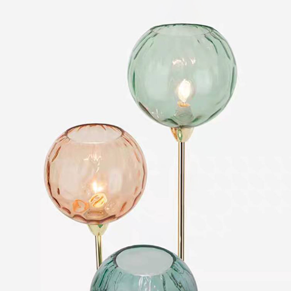Valentina Designer Bubble Metallo Vetro Lampade da Terra