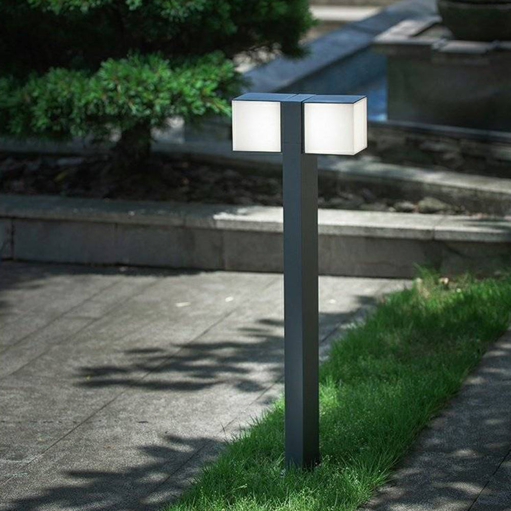 Ray Lampade da Esterno Metallo Rotabile Nero Moderno Semplice Giardino