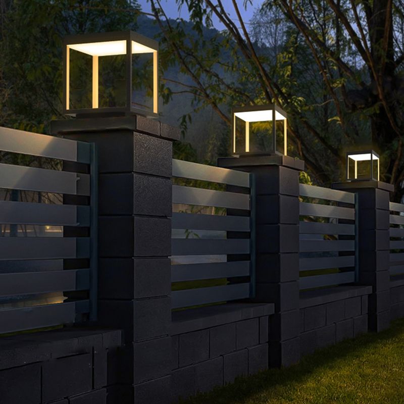 Lampada da Esterno LED Moderna Rettangolare Metallo Ray