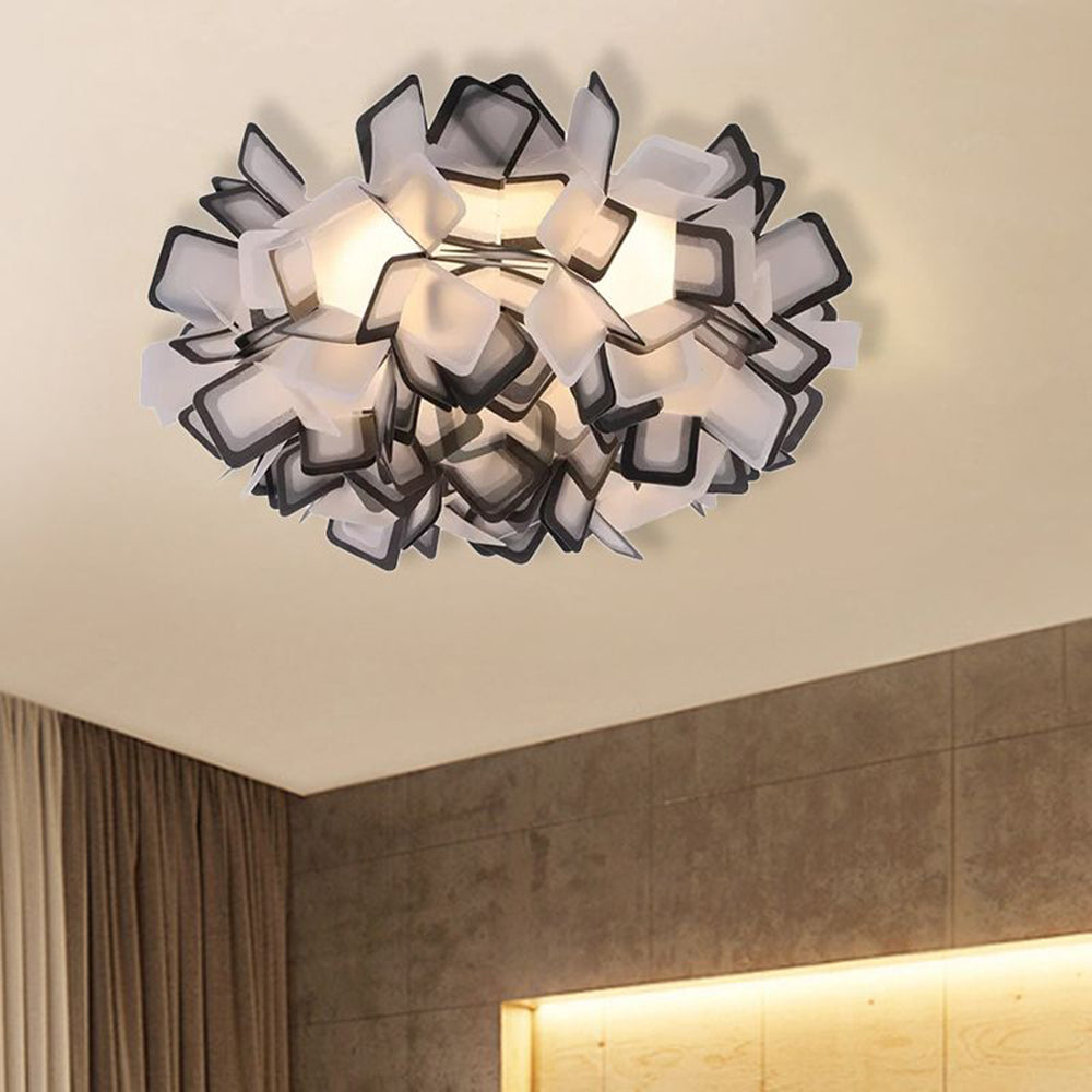 Valentina Arte Deco Fiore Acrilico Plafoniere Soggiorno