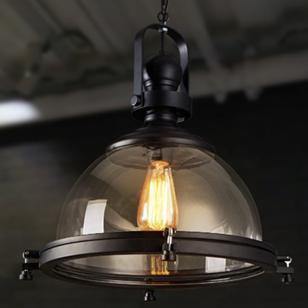 Silva Retro LED Lampade a Sospensione Camera da Letto Nero Soggiorno/Camera da Letto